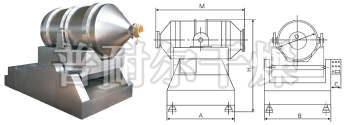 二維混合機(jī),二維運(yùn)動(dòng)混合機(jī),二維混合機(jī)流圖